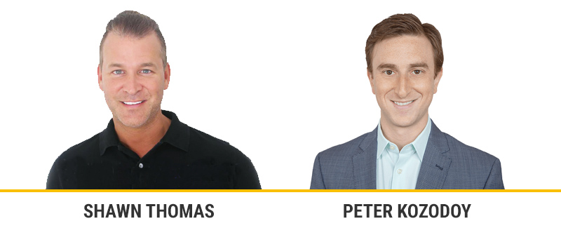 Shawn Thomas and Peter Kozodoy